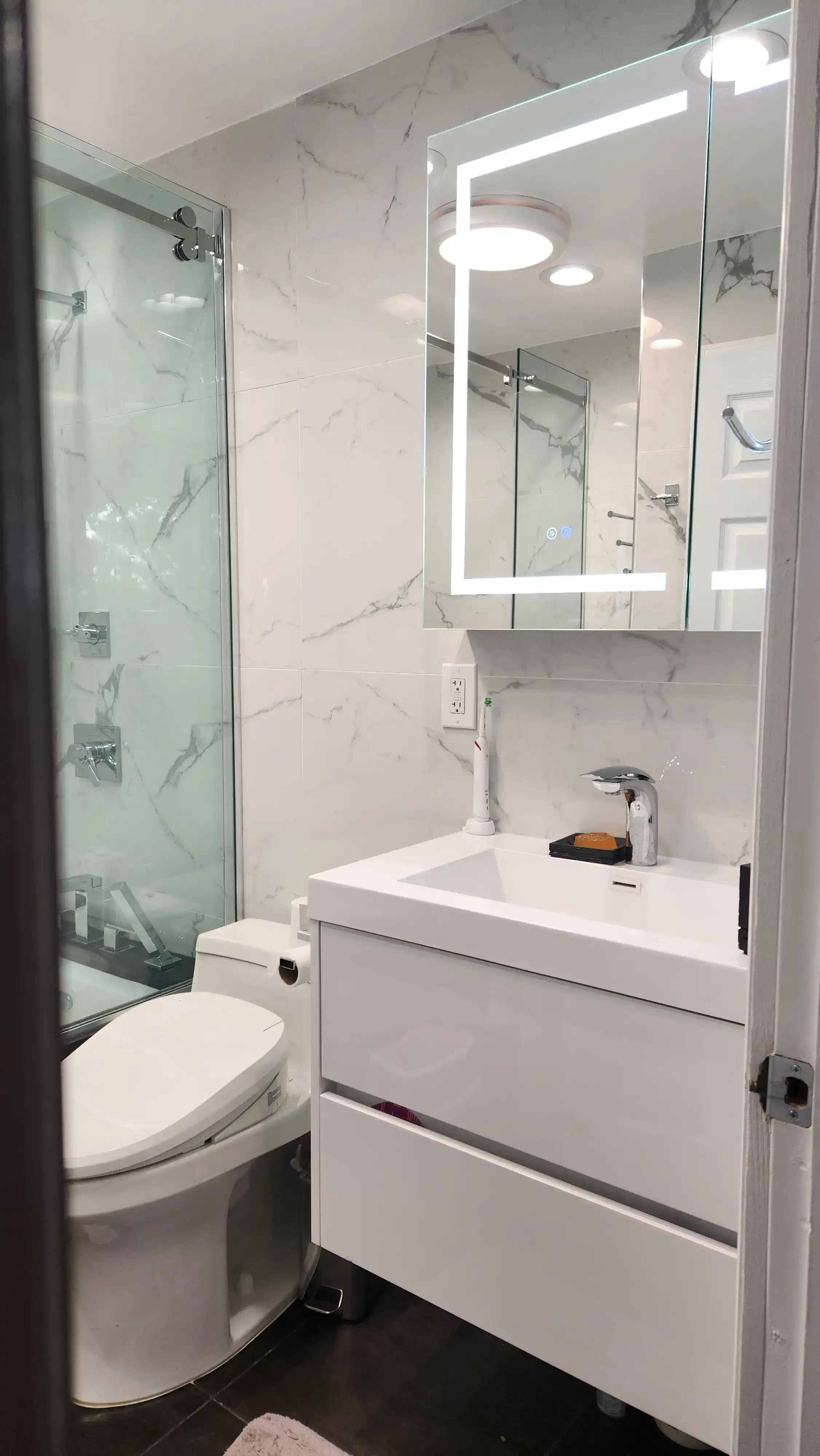 Friends Ln remodeling in Westbury